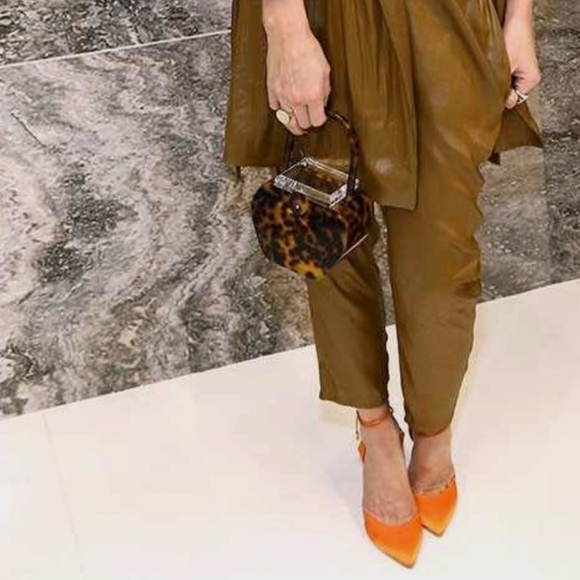 Wild diva lounge orange suede heels 👠 - Picture 7 of 8